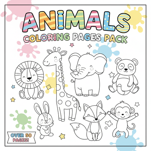 Animals Coloring Pages Pack