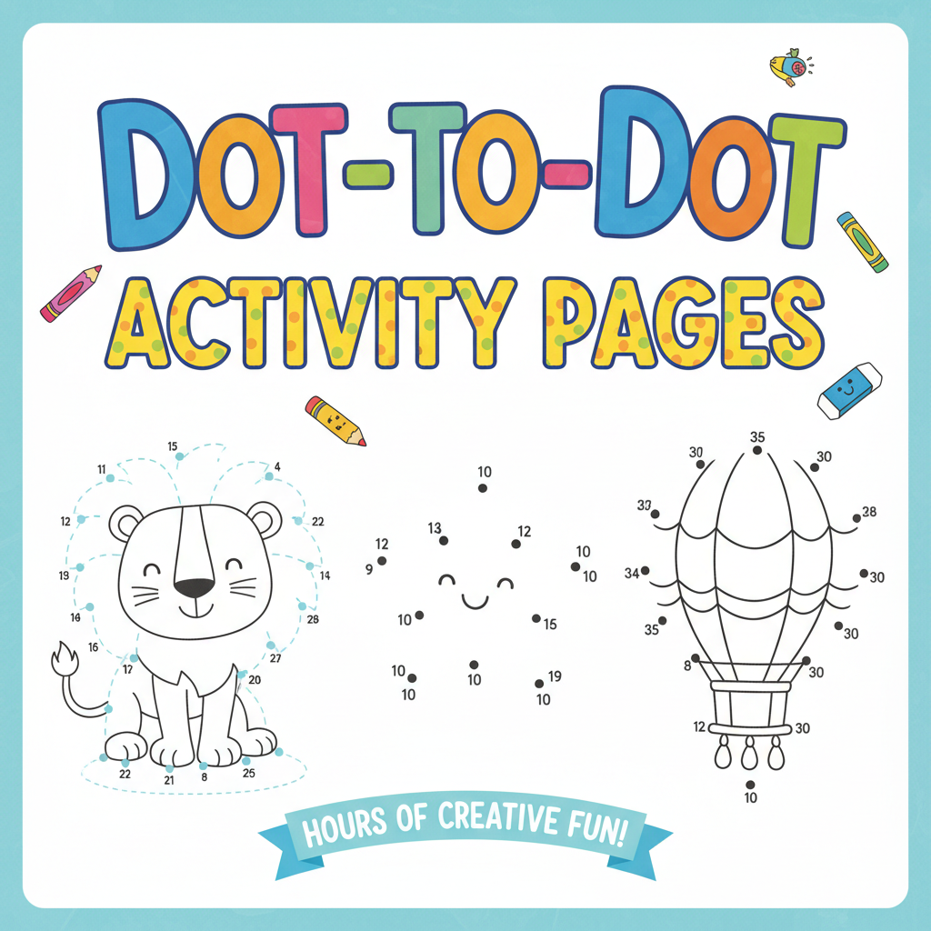 Dot-to-Dot Activity Pages