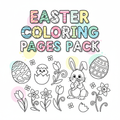 Easter Coloring Pages Pack