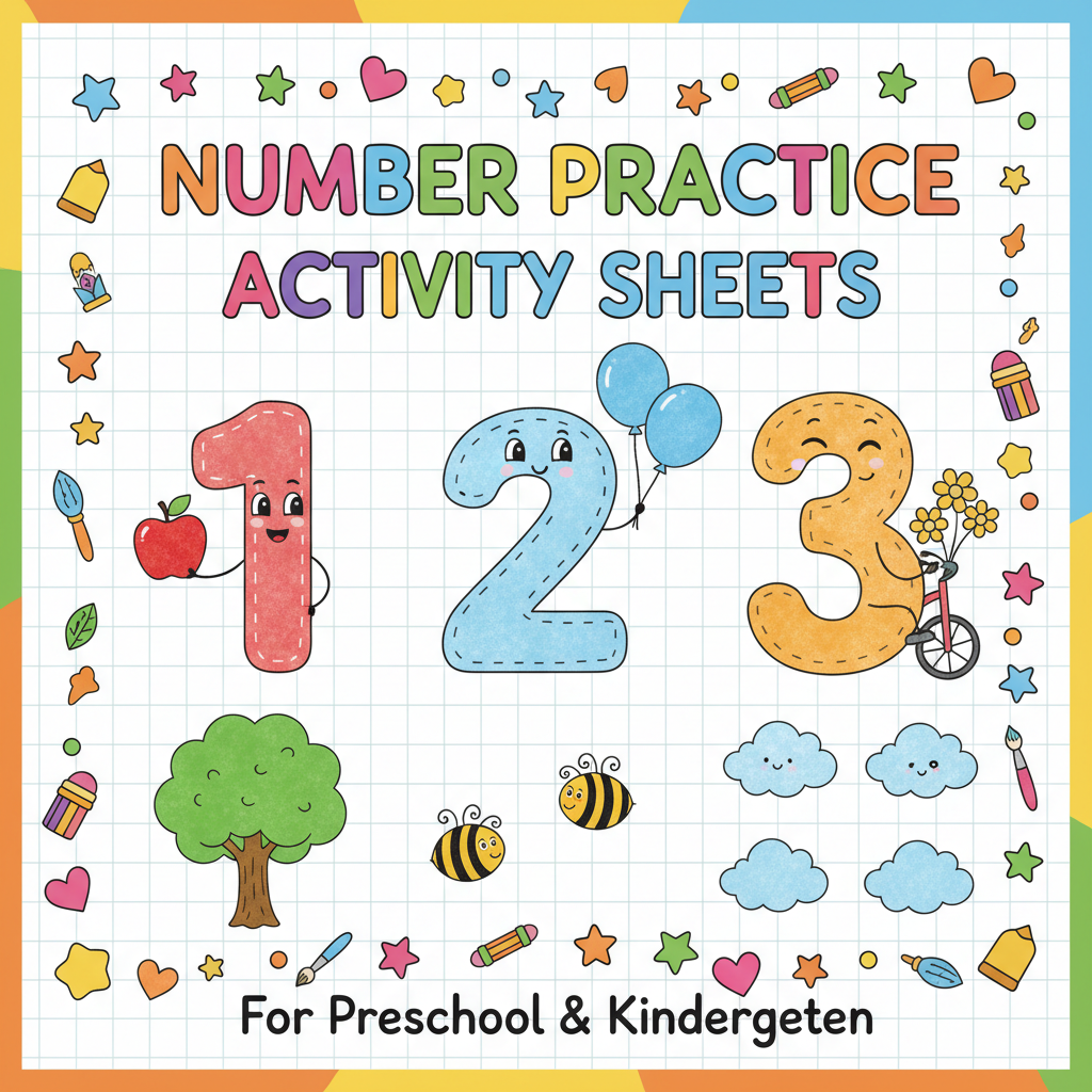 Number Practice Activity Sheets